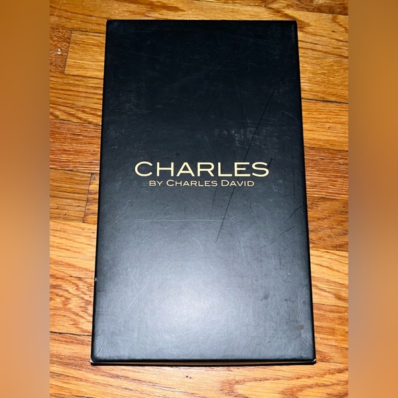 NIB Charles by Charles David stilettos size 9 tye die leather blue artsy fall - Picture 11 of 11